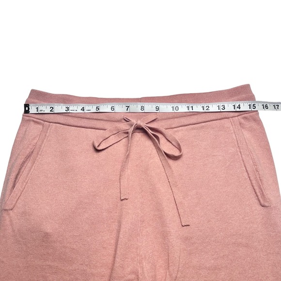 R | Label | Women | Apricot Cotton Cashmere Blend Knit Lounge Pants | Medium - Picture 4 of 9